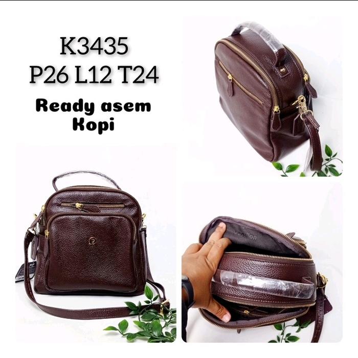 Tas Papilon Wanita Bahan Kulit Sapi Asli
