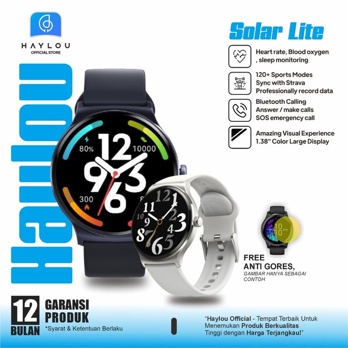 HAYLOU Solar Lite Smart Watch IP68 Sp02 1.38" Display