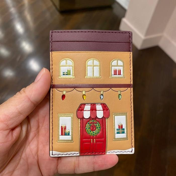 DOMPET KARTU KS KJ072 OH WHAT FUN GINGERBREAD HOUSE SMALL SLIM CARDHOLDER WALLET