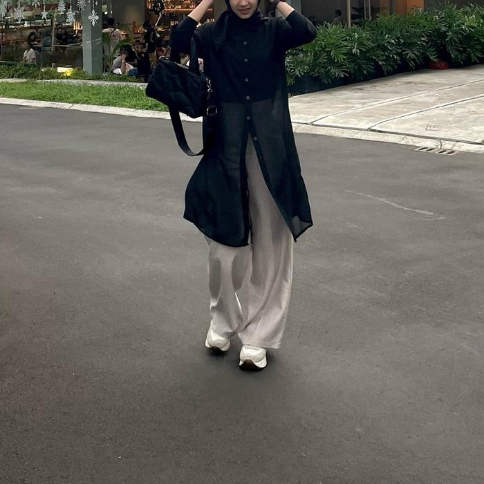Beatrice Kezia Wide Pants Cream