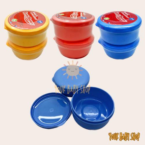 YBS Snack Container Tempat Penyimpanan Makanan Ringan Snack Bayi dan Anak