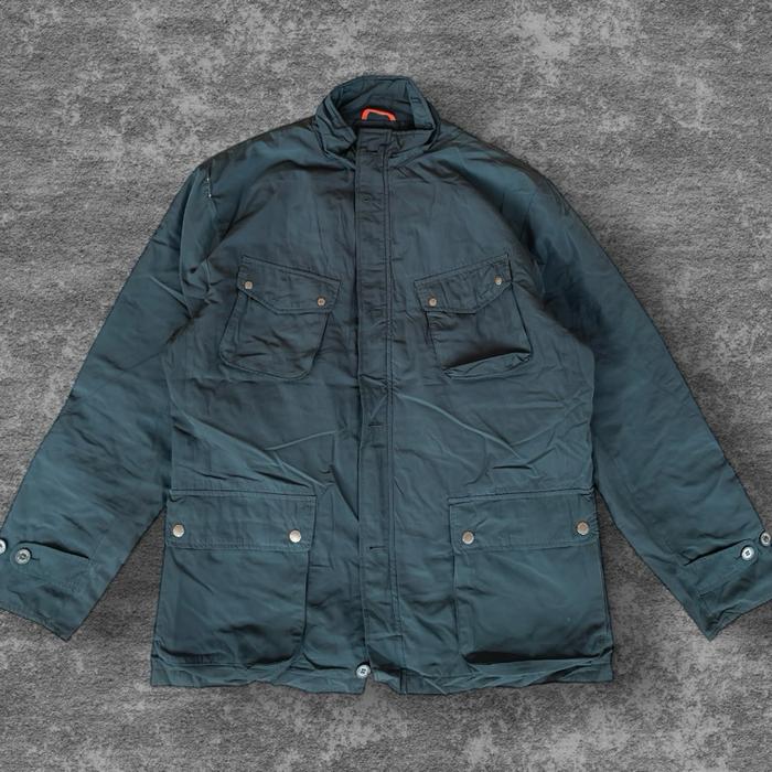 [A061] JAKET CASUAL PARKA MACBETH ORIGINAL WATERPROOF DARK GREEN (WITH VEST INNER)