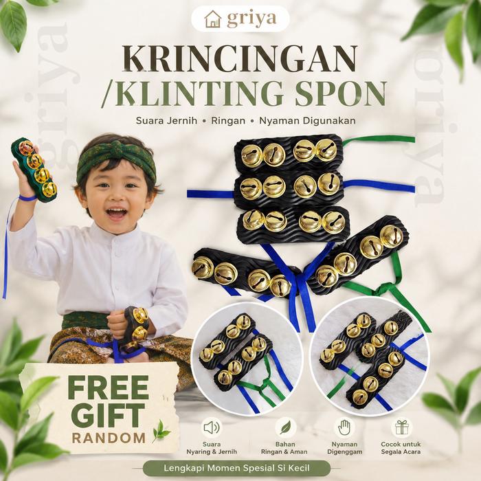 Achilleasmarket_Best Seller gelang kaki barongan KLINTINGAN/KRINCINGAn/PELENGKAP KESENIAN JATHILAN F