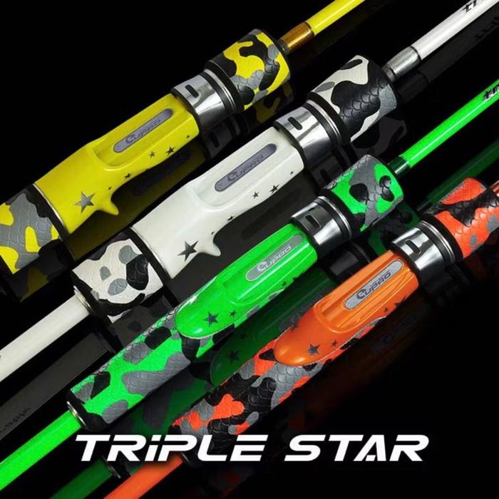 JORAN EUPRO TRIPLE STAR SPINNING - OVERHEAD | BUTT JOINT | CARBON SOLID ROD