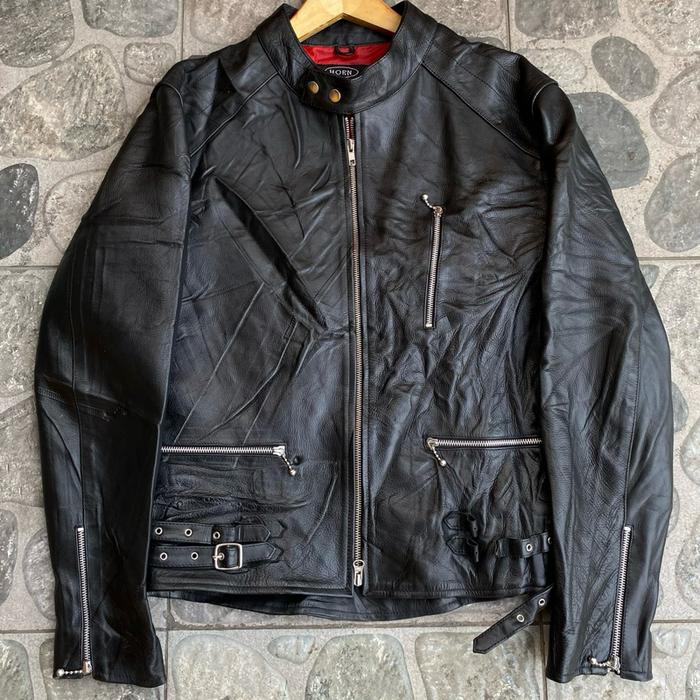 Horn works caferacer leather jacket