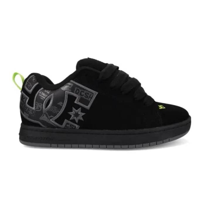 DC Shoes Court Graffik - Black Grey Lime