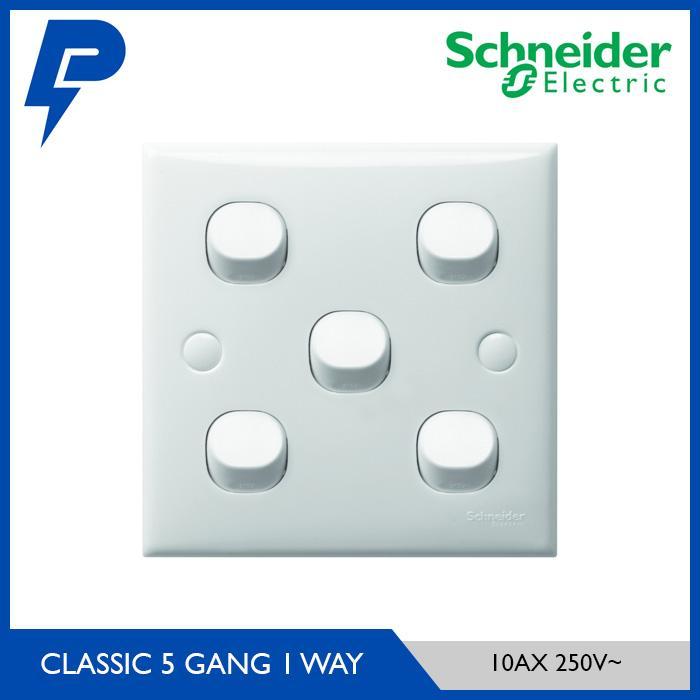 CLIPSAL Classic Saklar 5 Gang E35