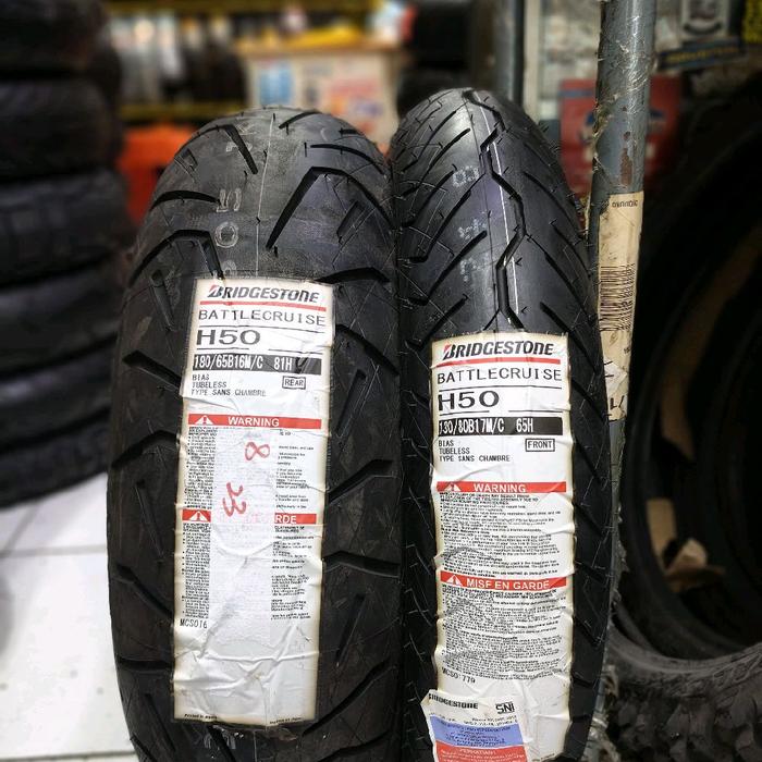 Bridgestone H50 130/80-17 + 180/65-16 Ban Harley Ultra