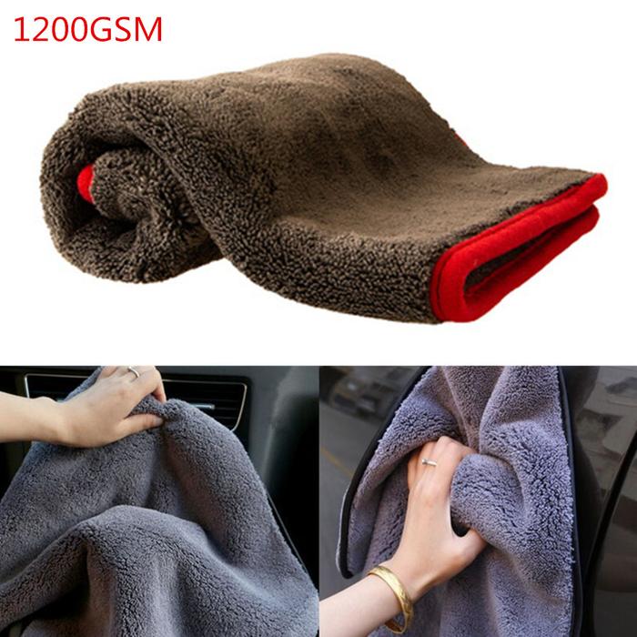 Car Wash 1200GSM Car Detailing Microfiber Towel Car Cleaning Drying