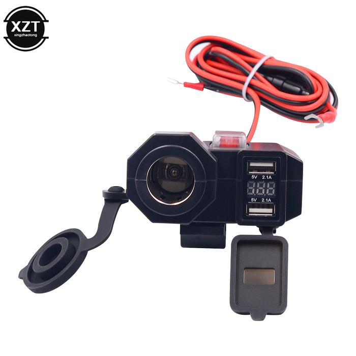 Waterproof 12v/24v Motorcycle USB Charger Power Adapter