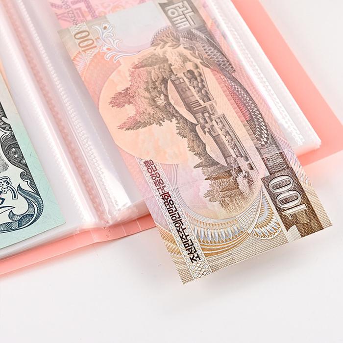 100 Slot Dompet disiplin Keuangan Organizer UANG Dompet Koleksi Uang Kertas Wallet / Dompet Ke Uanga
