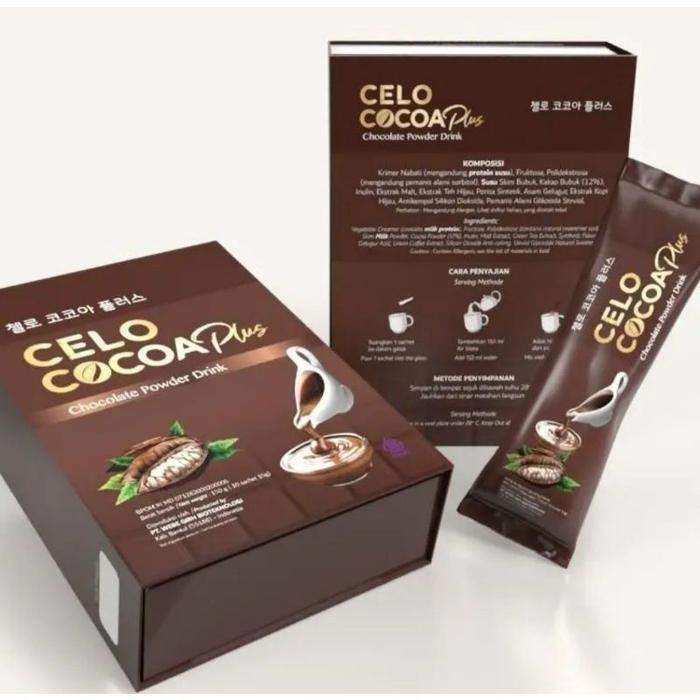 CELO COCOA PLUS SLIMMING & COLLAGEN BPOM HALAL