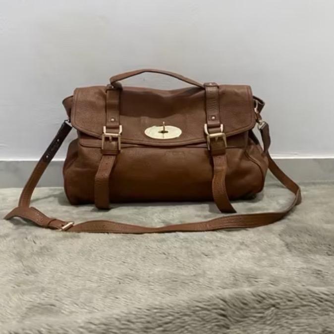 Tas jinjing dan sling bag coklat kulit dr capacci