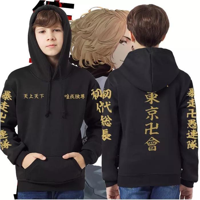 Jaket Sweater Hoodie Tokyo Revengers Jaket Anime Touman Tokyo Manji