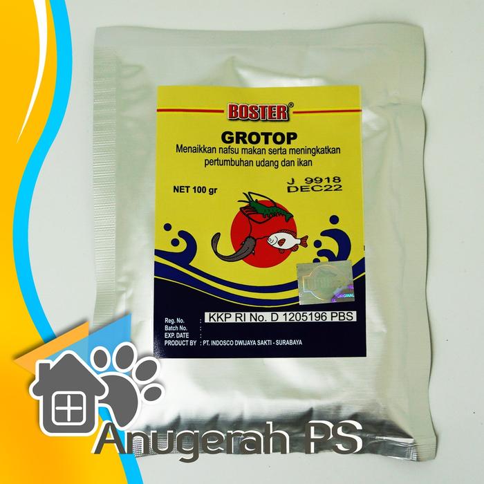 BOSTER AQUAENZYMS Probiotik Ikan 100 Gram / Probiotik dan Multienzym