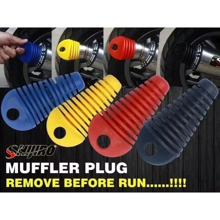 MUFFLER PLUG SHIJIRO RACING ORIGINAL (Tutup Lubang Silencer)