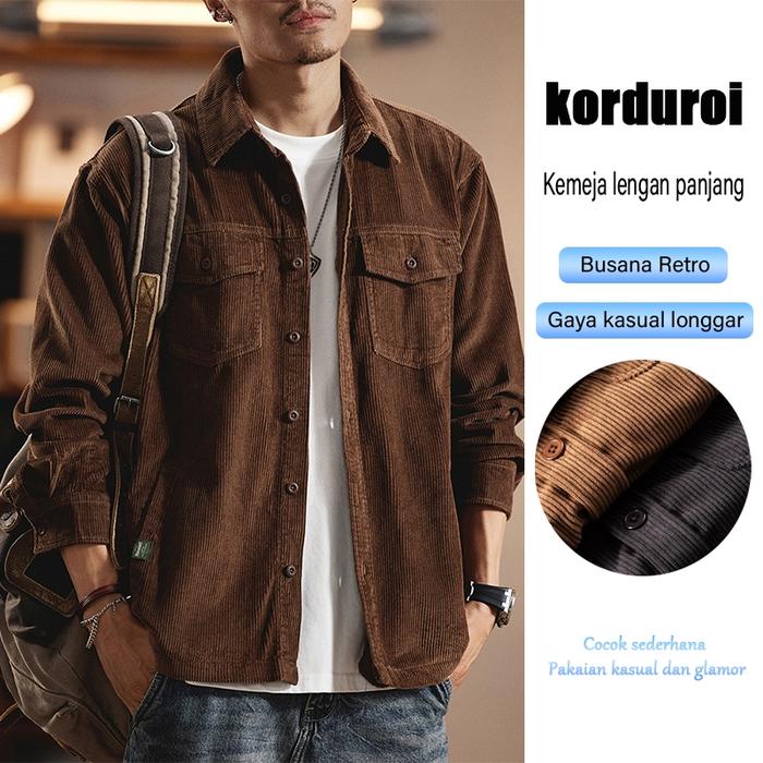 【Special】 jaket corduroy pria jumbo jaket pria keren jaket trucker work jaket corduroy jaket corduro