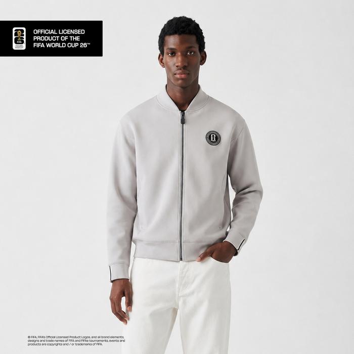 LARUSSO FF Collection - Jaket Bomber Pria Premium Official FF World Cup 2026 - Grey