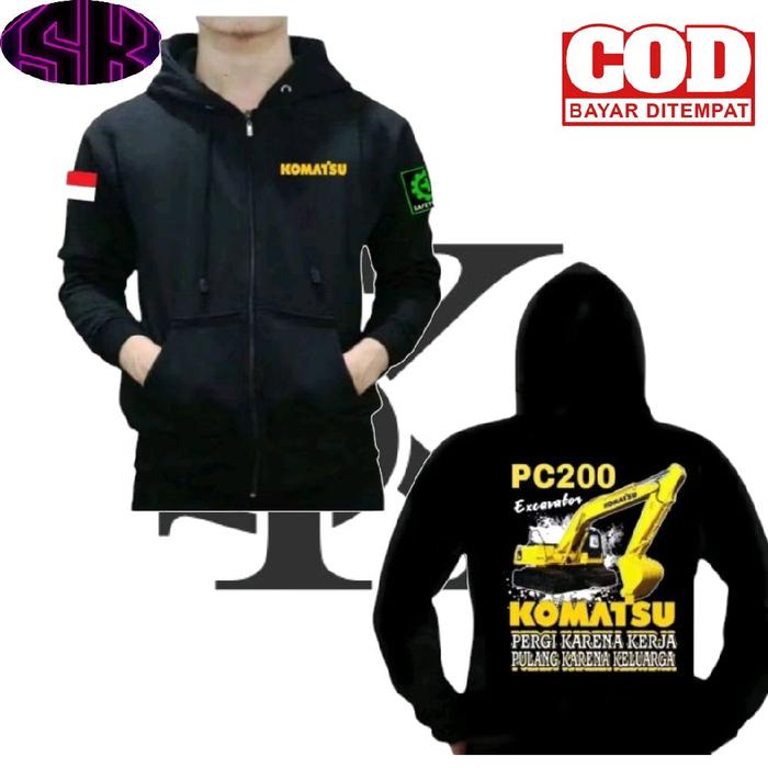 HOODIE JUMPER DISTRO  EXCAVATOR ALAT BERAT SWEATER EXCAVATOR PC200 KATA KATA