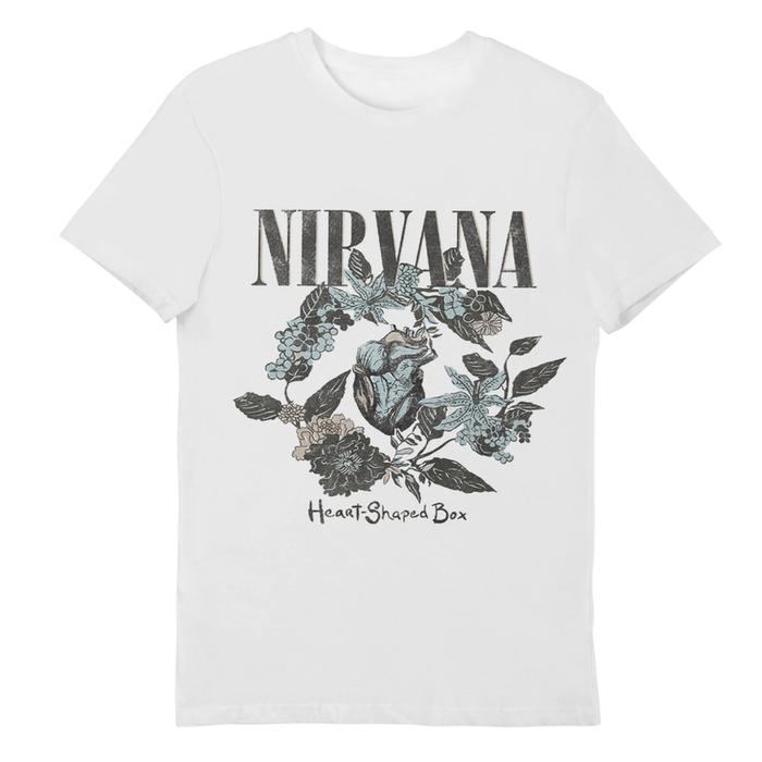 Kaos Band Nirvana Nevermind Album Heart Shaped Box In Utero Oversize Tshirt