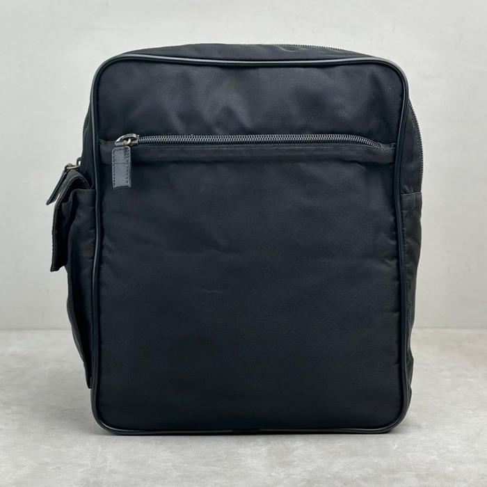 Prada Tessuto Black Nylon Messenger Bag BS1583 100% Authentic