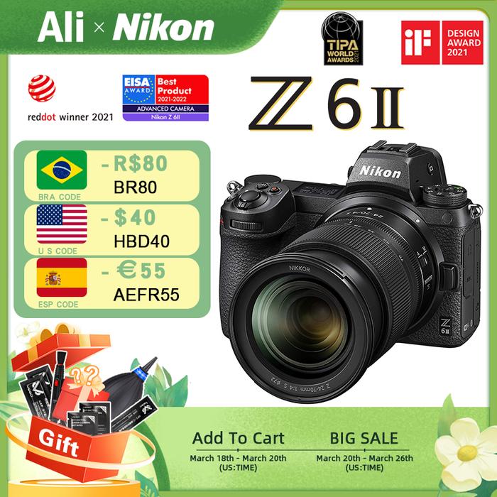 Nikon Z6 II FX-Format Mirrorless Camera Digital Camera Optional