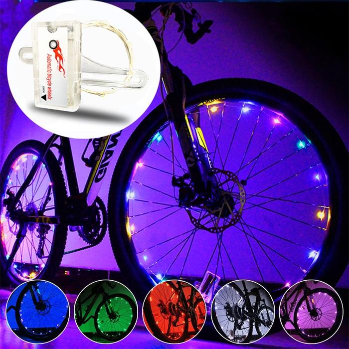 Bike Wheel Light Waterproof Bicycle Spoke Light Safety Tire