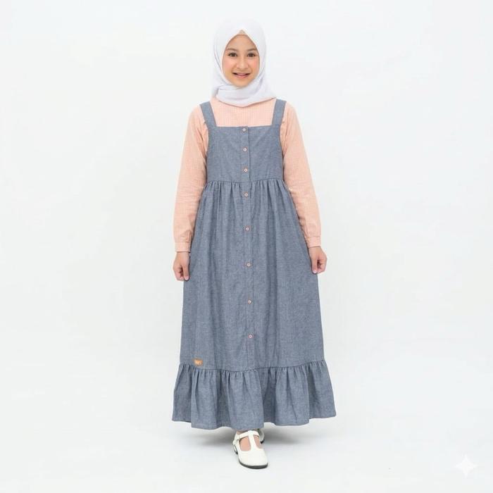 Nibras Gamis Tanggung Remaja Overall