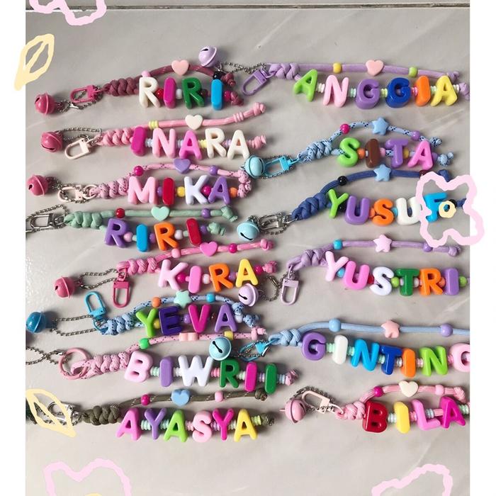 Bagcharm Custom Nama Tali Paracord 4mm