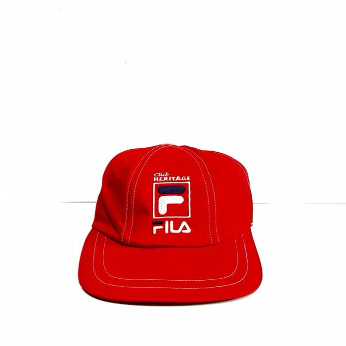 Topi fila vintage hat red series