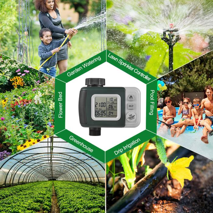 Digital Automatic Watering Timer Programmed Garden Irrigation Timer