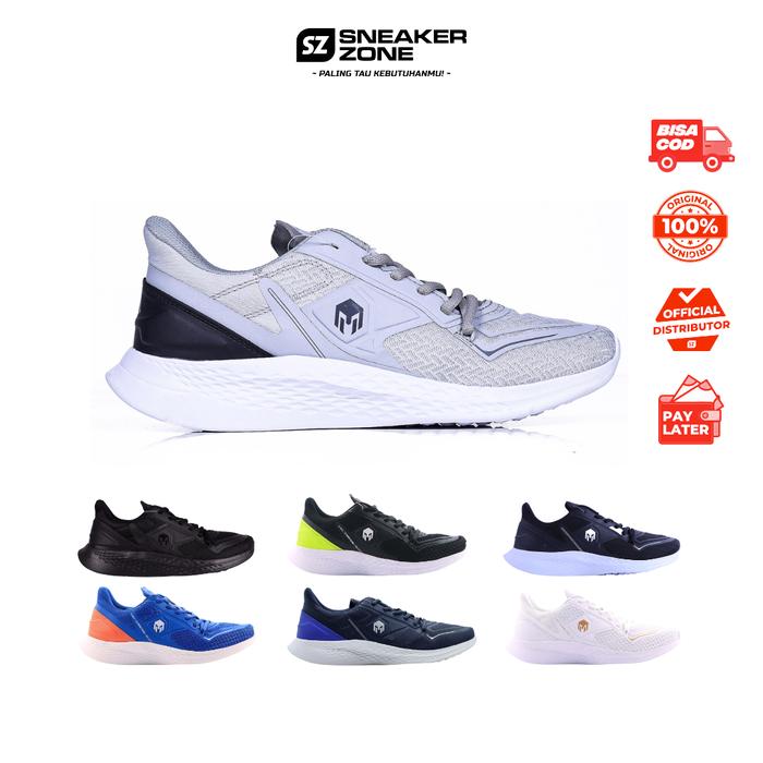 SEPATU SNEAKER ORIGINAL MILLS TREXIMO OMEGA - SEPATU CASUAL Shoes Sneakers Black Pria Hitam Running