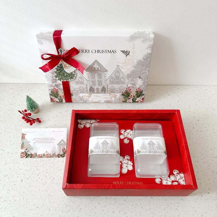 PREMIUM (READY) terjamin (Isi 5 Pcs) Box Eden | Kotak Kue Natal | Box Natal | Dus kue kering Natal t