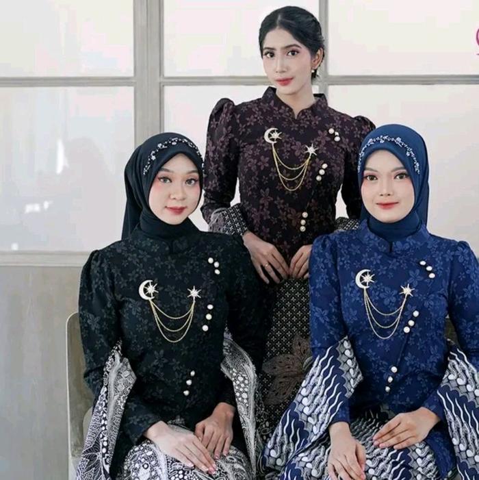 Kebaya Janggan Daviena Fit to XXXL Kebaya Daviena Elegant ( atasan saja)