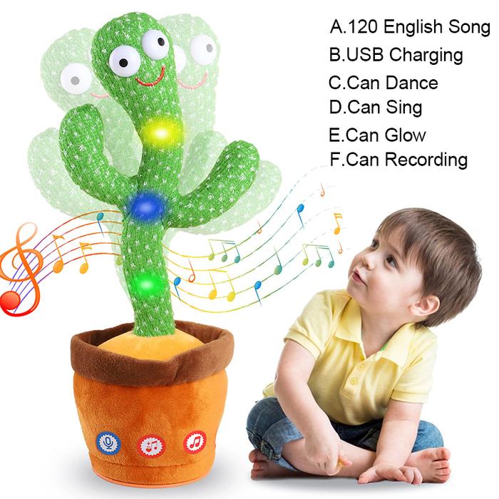 Kids Dancing Talking Cactus Toys Intere Talking Sunny Cactus