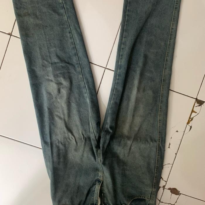 Denim selvedge 17 oz fading