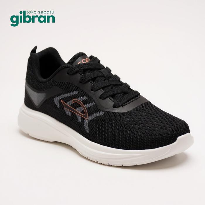 CARVIL DIZZY-SM Black White 39-44 Sepatu Lari Olahraga Pria Sneakers Sport Running Casual Shoes