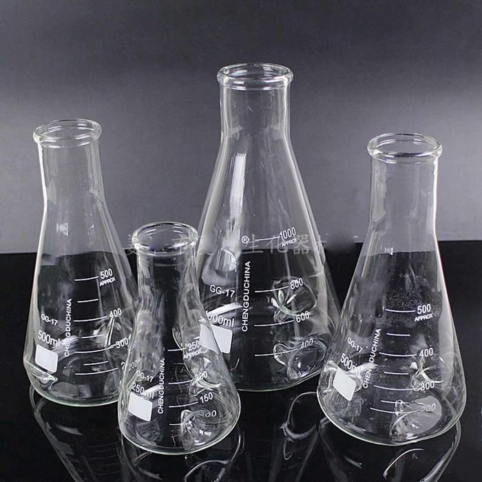 250ml 500ml 1000ml 2000ml 3 Thorns Borosilicate Glass Baffle Shake