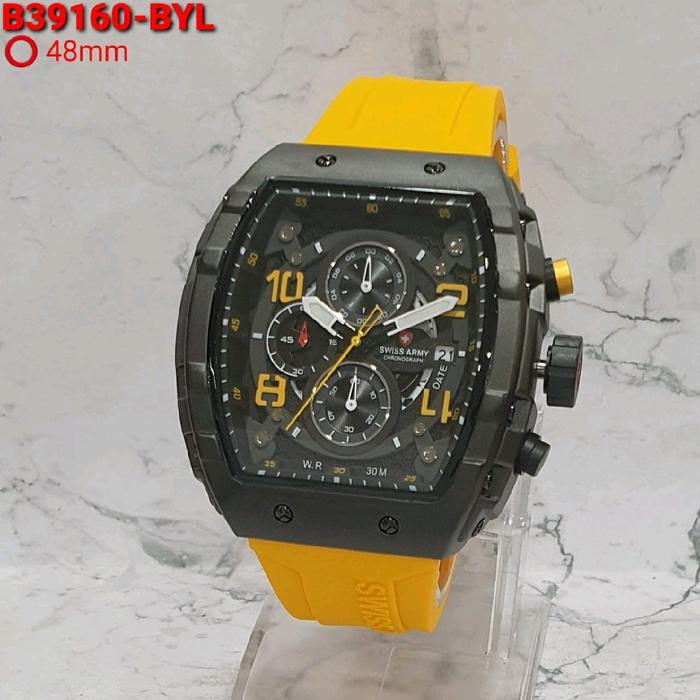 Jam Tangan Pria Swiss Army Cronograph 9160 water resist Jam Tangan Cowok Elegan Watches