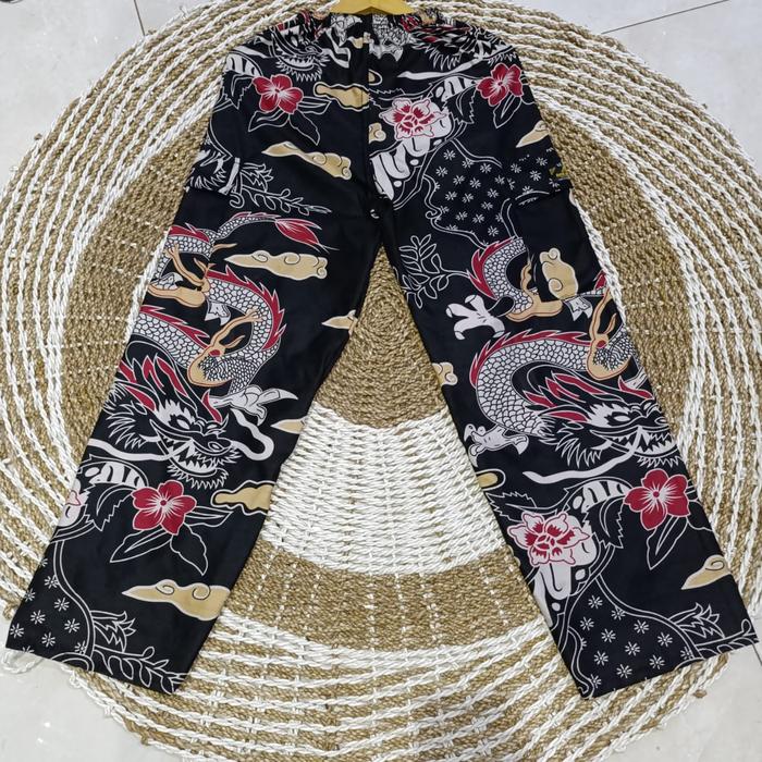 Celana Batik pria dan wanita celana batik boim dewasa Panjang Santai Nyaman Standar Katun Motif Hita