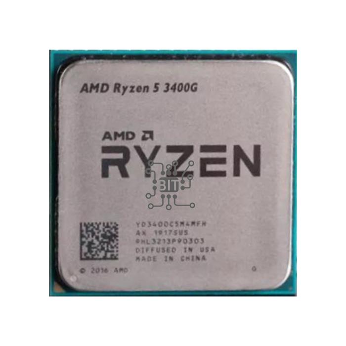 AMD Ryzen 5 3400G R5 3400G 3.7 GHz Quad-Core Eight-Thread 65W CPU