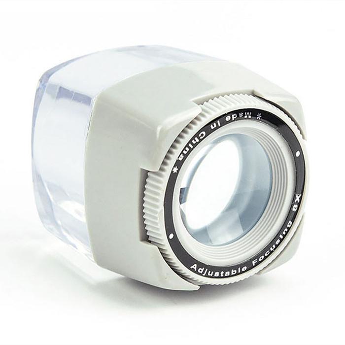 Portable Magnification 8X Cylinder Pocket Jewel Magnifier Stand