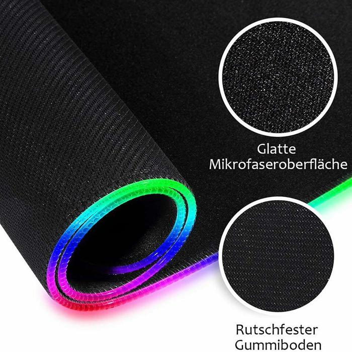 RGB Gaming Mouse Pad Large Mouse Pad Gamer LED Computer Mouse