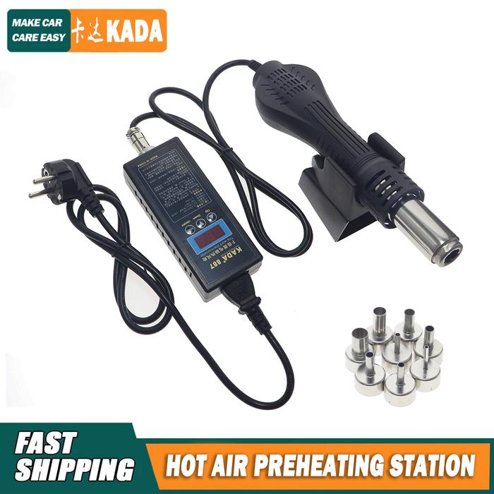 KADA 887 8858 Portable Digital Hot Air Gun BGA Rework Station Hot Air