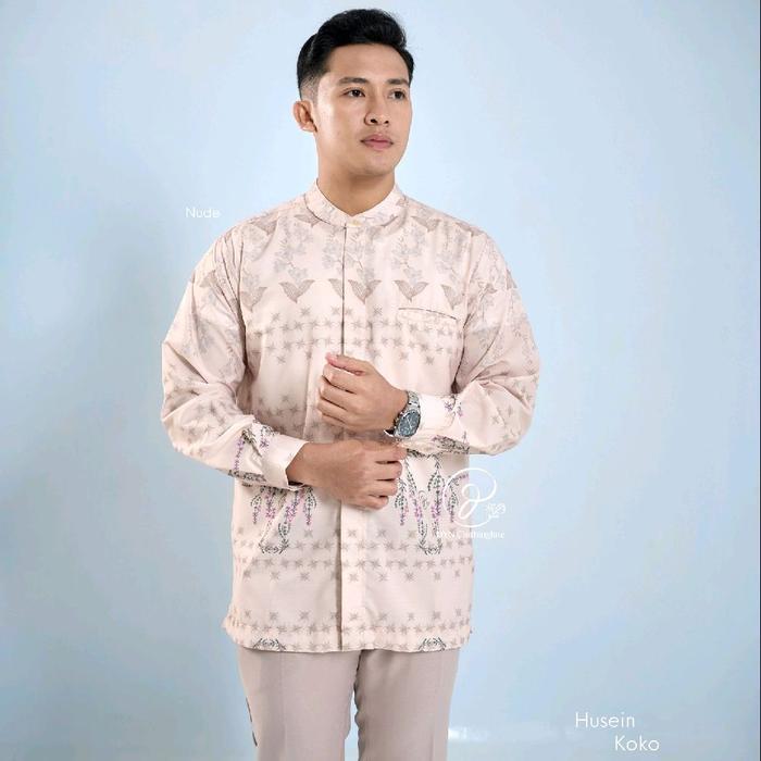 DYN - Husein Koko "Midnight Couple Series" DYN CLOTHINGLINE Atasan Premium Muslim Baju Pria Motif De