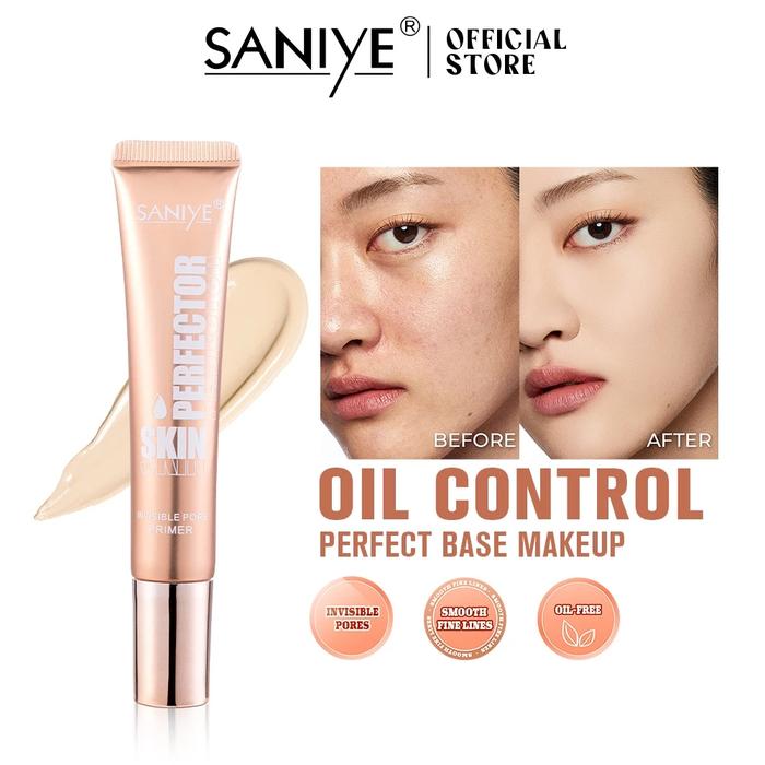 SANIYE Primer Cream Skin Perfect Makeup Base Tahan Lama Invisible Pore Wajah Kosmetik All Skin R3092
