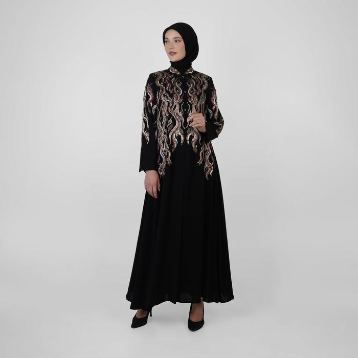 HIKMAT EA2601 - Flamora Gamis Abaya Wanita