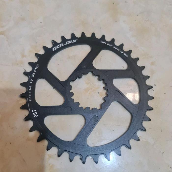 Chainring Goldix sram GXP dub 3bolt direct 34T 36T 3mm offset - 34T TAD178