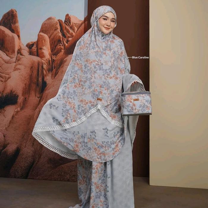 VATYA MUKENA BLUE CAROLINE// BY NADHEERA LUXURY
