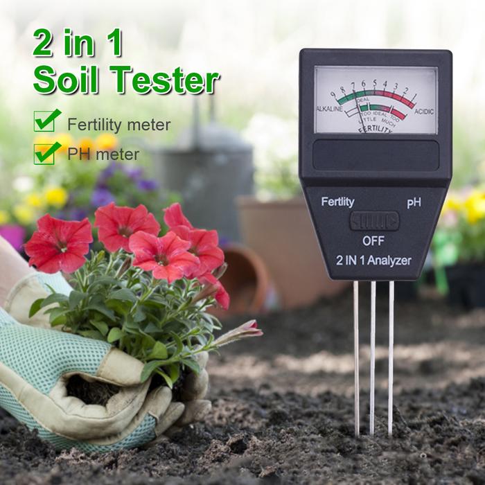 Soil PH Meter Soil Fertility Tester Plant Soil Detector Gardening
